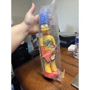 The Simpsons Burger King 1990 Marge Simpson Plush Stuffed Doll New Sealed